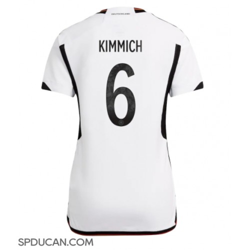 Zenski Nogometni Dres Njemačka Joshua Kimmich #6 Domaci SP 2022 Kratak Rukav